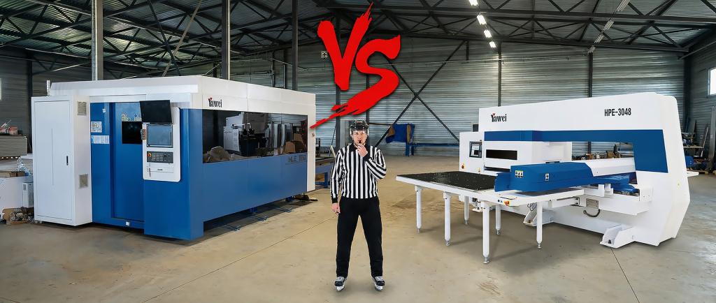 Преимущества координатно-пробивного пресса по отношению к лазерной резке